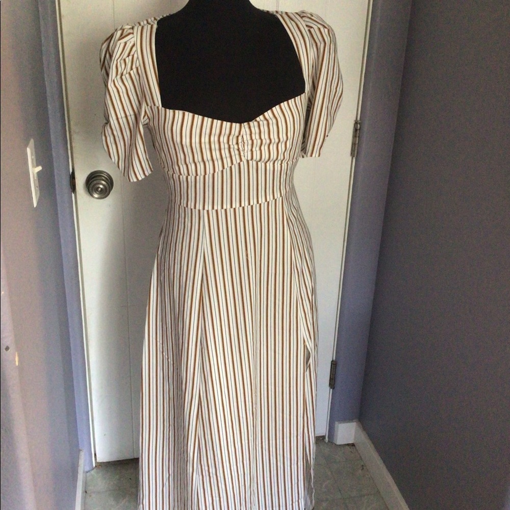 Danielle Bernstein NWT maxi striped dress